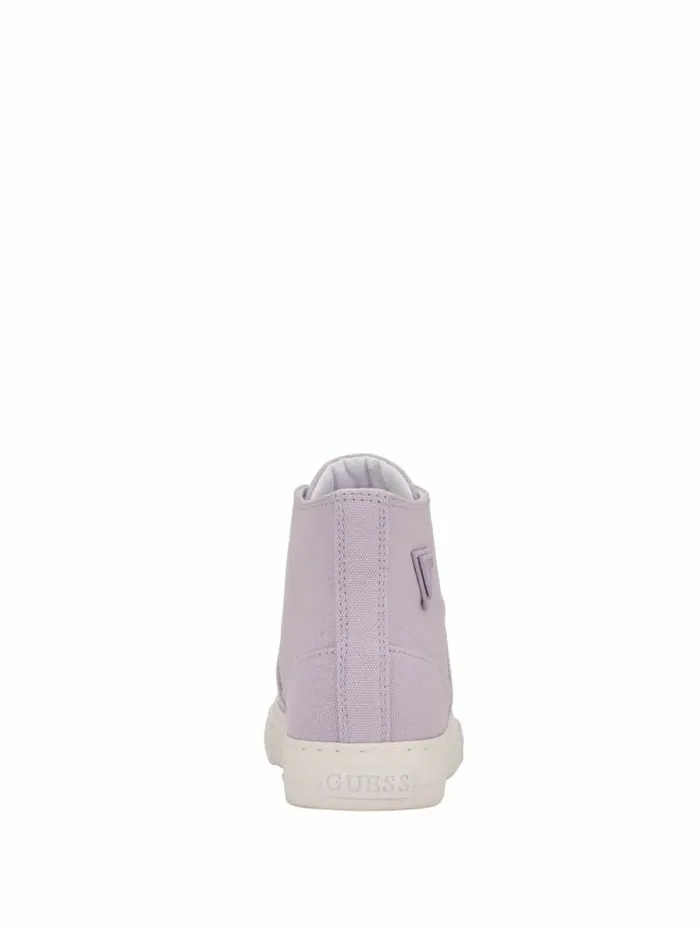 Sneakers Prinze HighTop Canvas Sneakers Open Purple GUESS Women Sneakers Prinze HighTop Canvas Sneakers Open Purple GUESS Women