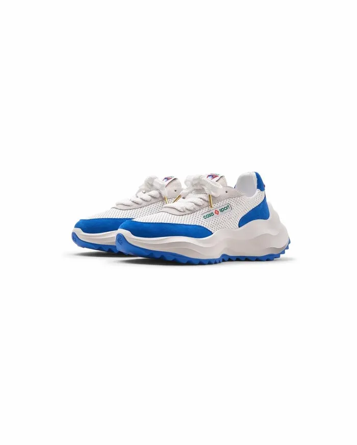Sneakers Women Casablanca Paris Atlantis White and Blue Sneaker