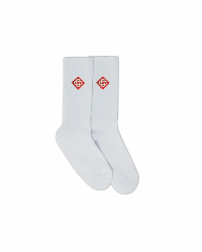 Socks MenWomen Casablanca Paris Monogram Logo Socks
