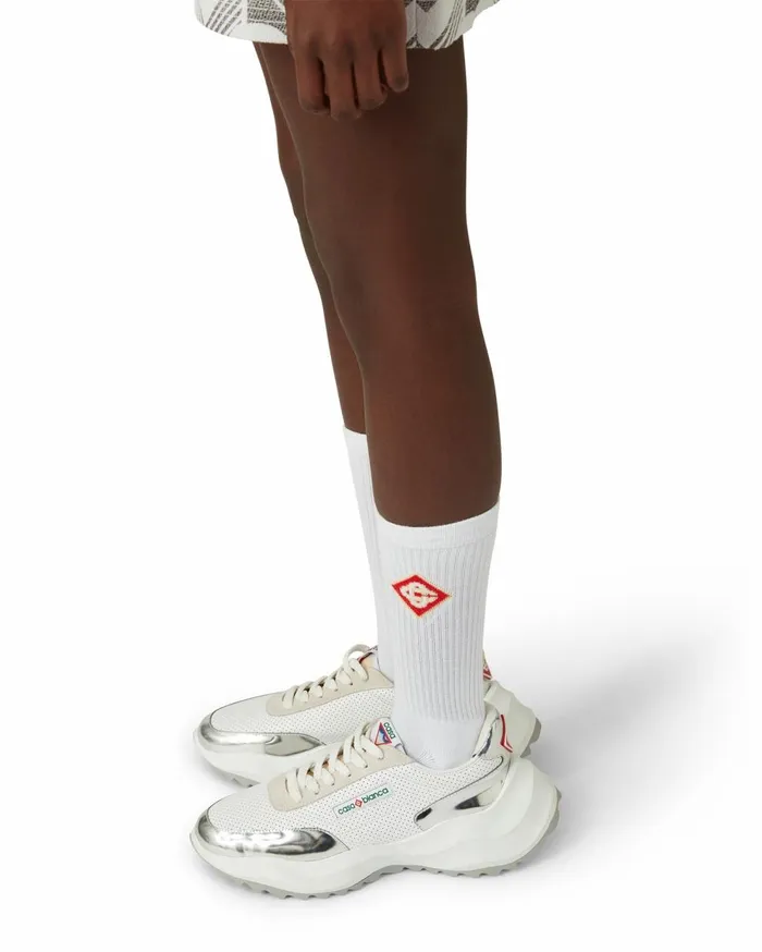 Socks MenWomen Casablanca Paris Monogram Logo Socks