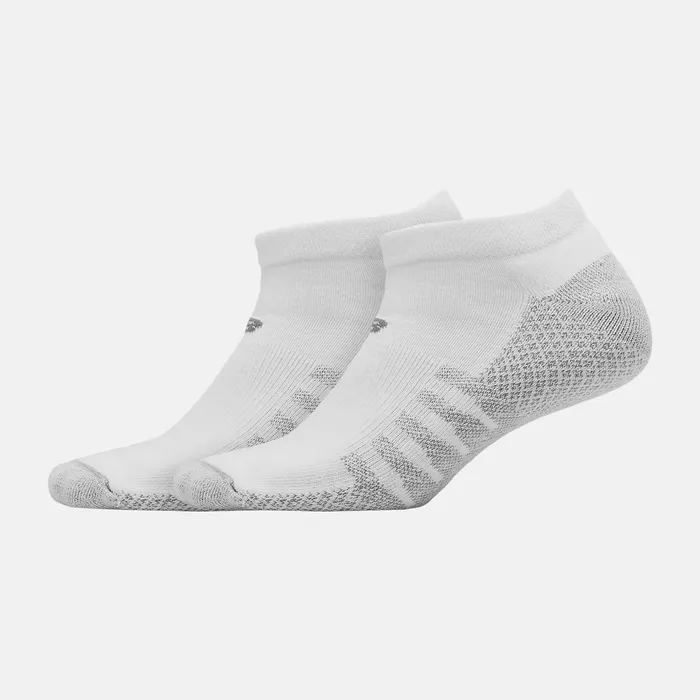 Socks MenWomen Coolmax No Show Socks 2 Pack WHITE New Balance