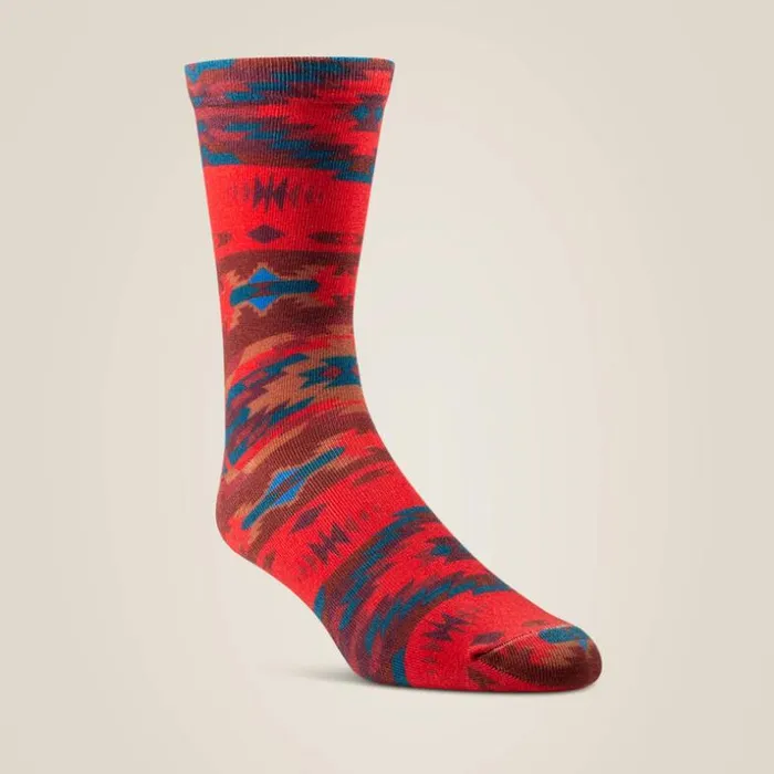 Socks Women Ariat Adobe Canyon Crew Sock 2 Pair Multi Color Pack Redturquoise Socks Women Ariat Adobe Canyon Crew Sock 2 Pair Multi Color Pack Redturquoise