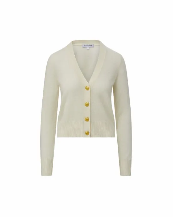 Solene Cashmere Cardigan Ivory Women Veronica Beard Sweaters Solene Cashmere Cardigan Ivory Women Veronica Beard Sweaters