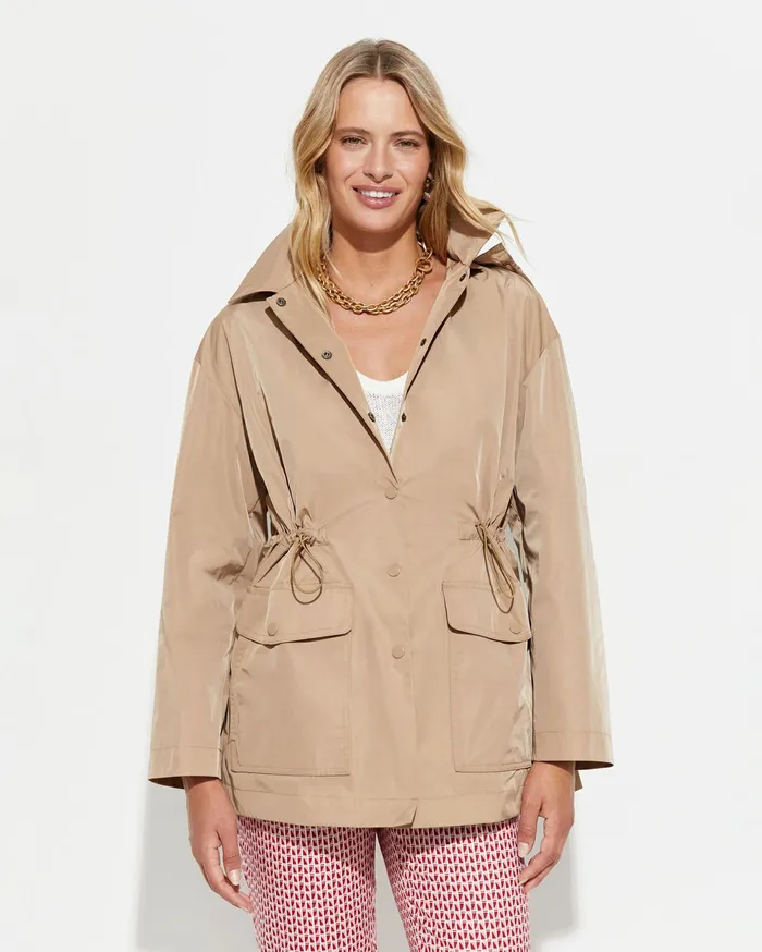 Sportscraft Adalia Patch Pocket Anorak Hazelnut Women Jackets and Vests