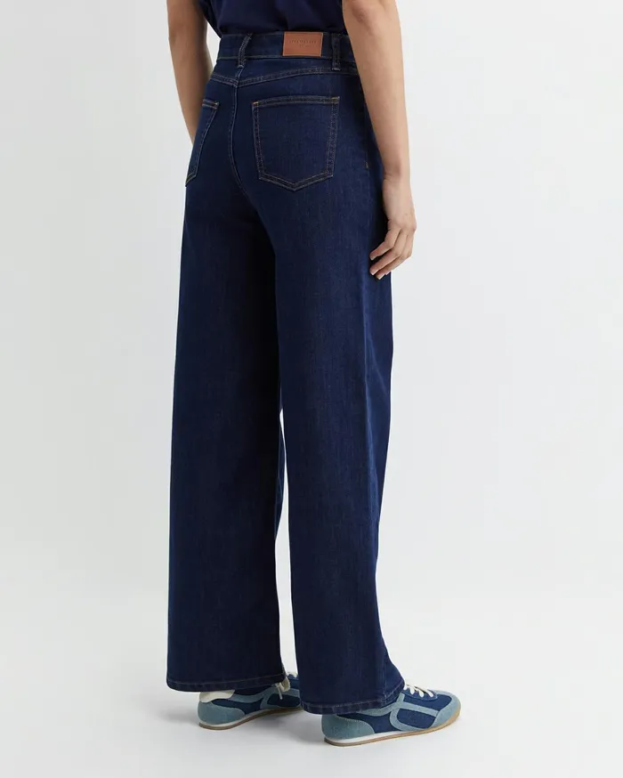 Sportscraft Alyse Wide Leg Jean Dark Wash Women Pants