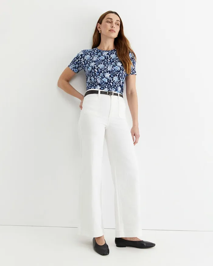 Sportscraft Butterfly Liberty Short Sleeve Tee Multi Women Tops and Tees