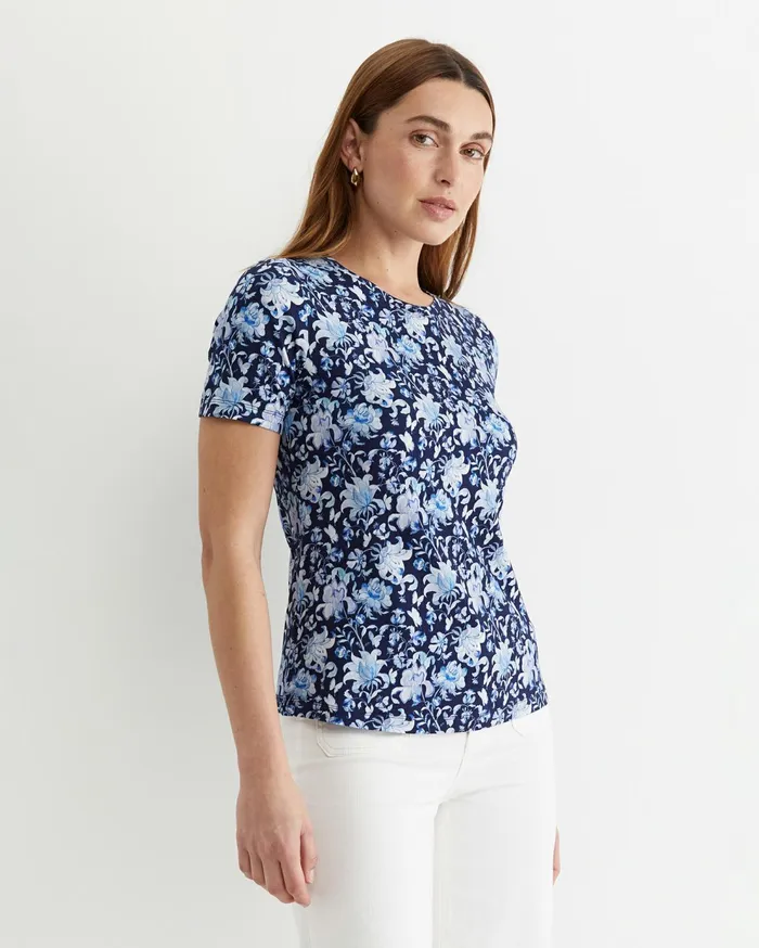 Sportscraft Butterfly Liberty Short Sleeve Tee Multi Women Tops and Tees