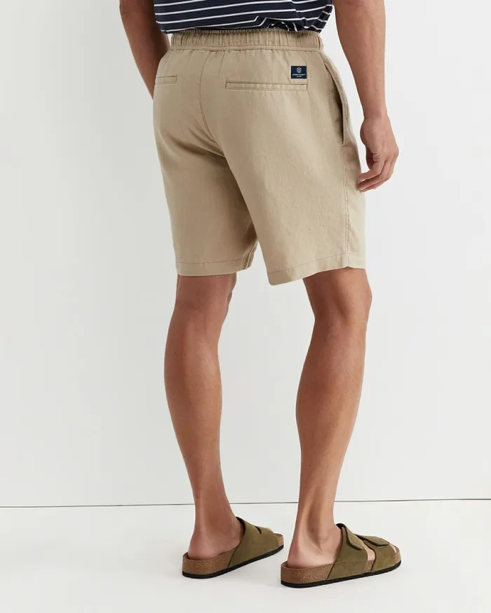 Sportscraft Caffery Linen Short Cappuccino Men Shorts