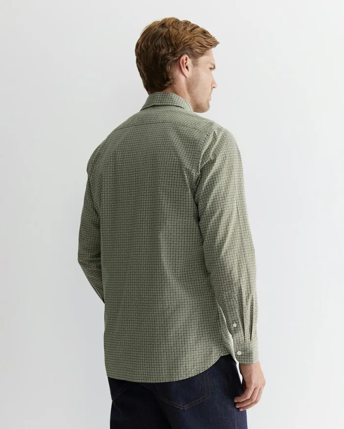 Sportscraft Claremont Print Shirt Foliage Men Shirts