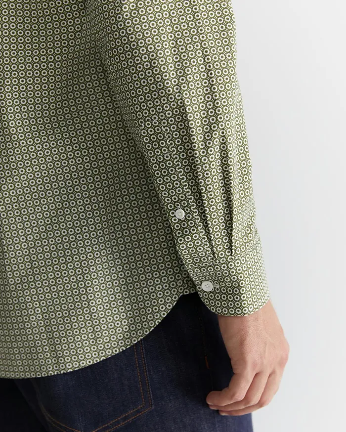 Sportscraft Claremont Print Shirt Foliage Men Shirts