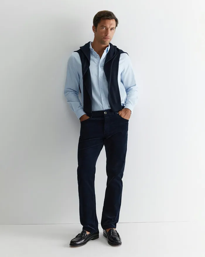 Sportscraft Cooper Cord Navy Men Pants