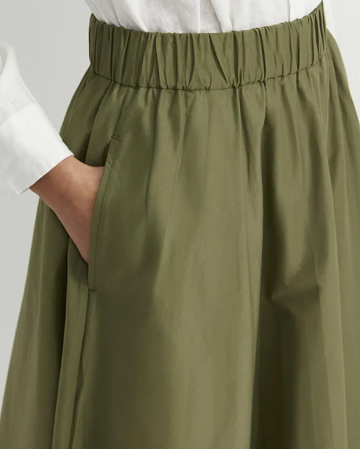 Sportscraft Elina Cotton Maxi Skirt Khaki Women Skirts