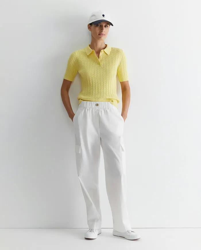 Sportscraft Elka Cable Polo Sun Women Tops and Tees