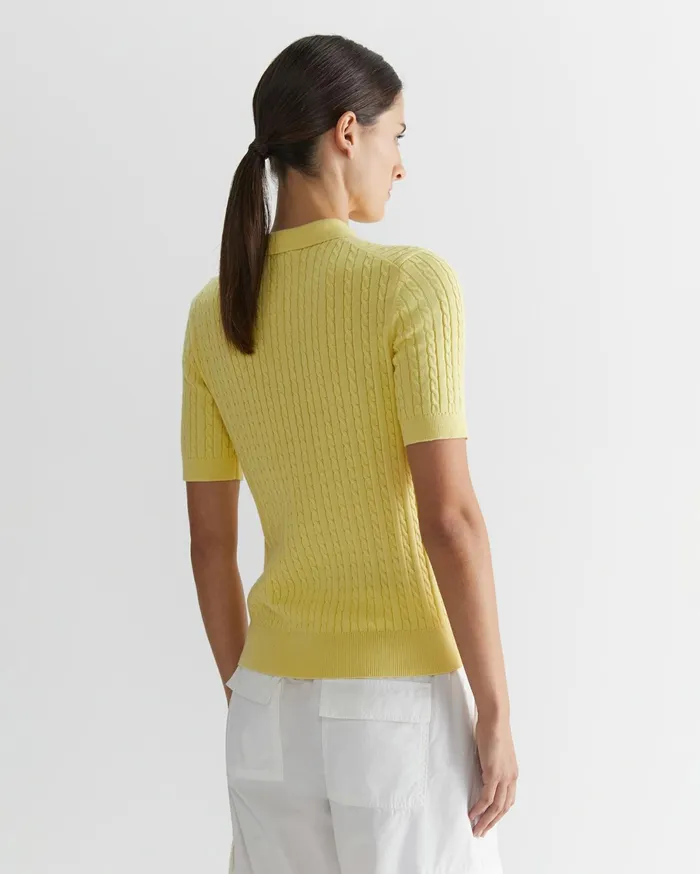 Sportscraft Elka Cable Polo Sun Women Tops and Tees