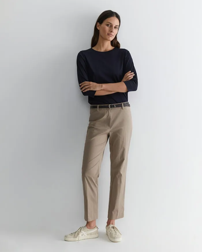 Sportscraft Evie Straight Capri Pant Cappuccino Women Pants