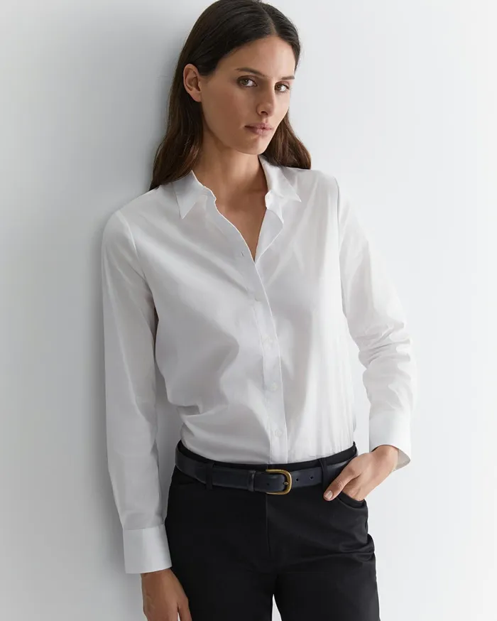 Sportscraft Georgina Relaxed Shirt White Women Shirts