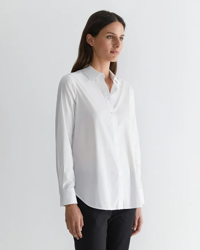 Sportscraft Georgina Relaxed Shirt White Women Shirts