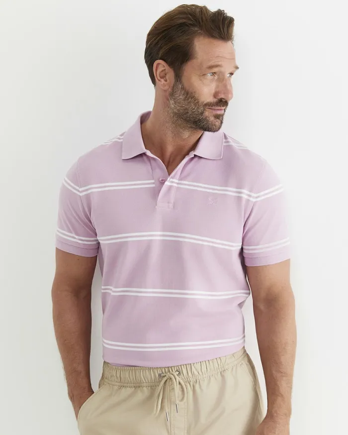 Sportscraft Hall Polo Dusty Pink Men TShirts and Polos