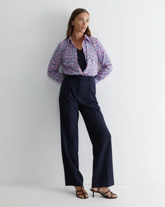 Sportscraft Harlow Georgina Relaxed Shirt Pink Multi Women Shirts