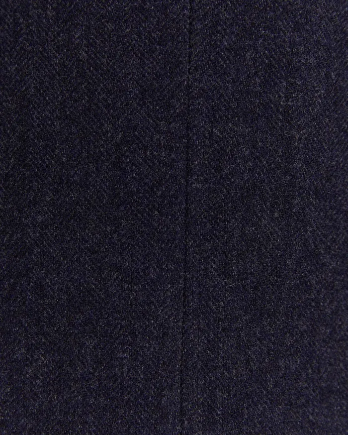 Sportscraft Herringbone Wool Blazer Navy Melange Men Jackets and Blazers