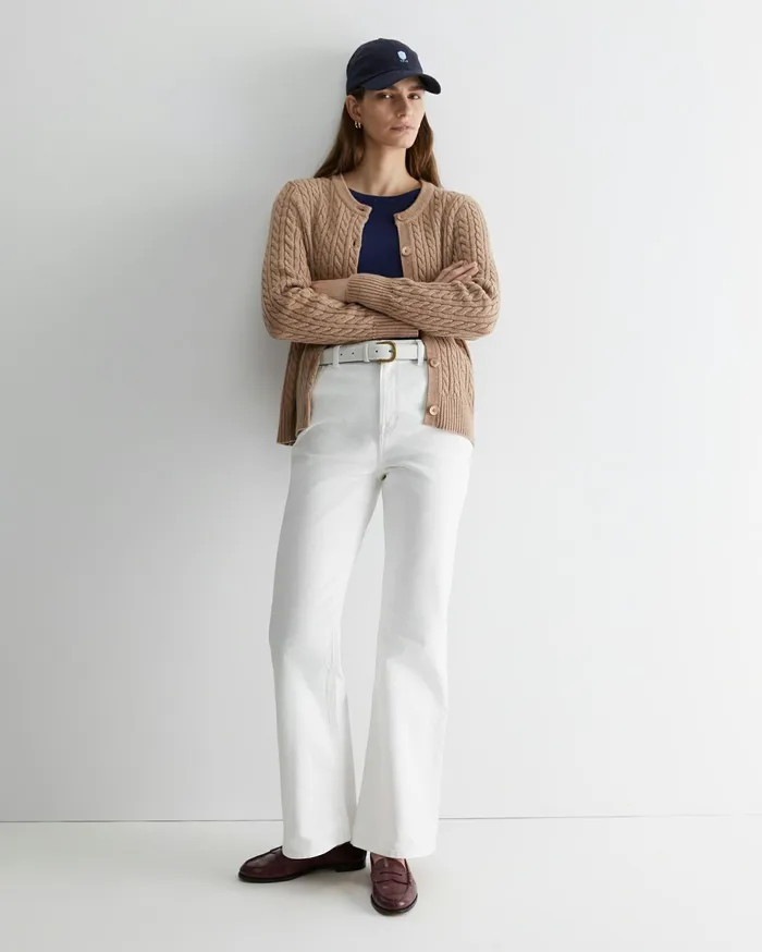 Sportscraft Holly Bootleg Jean White Women Pants