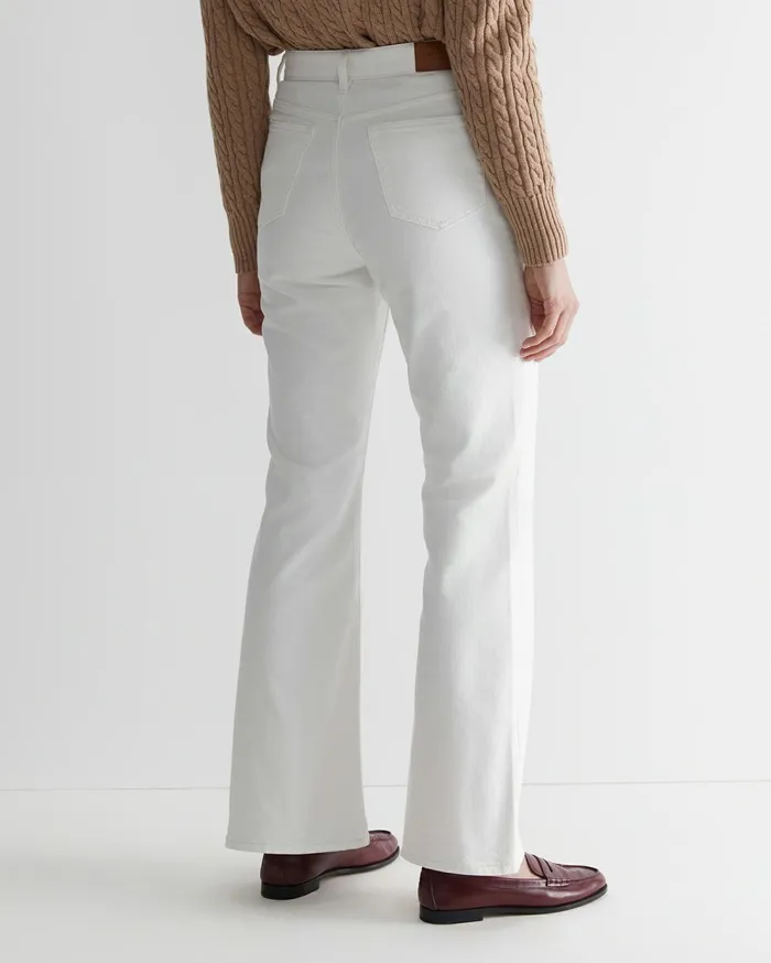 Sportscraft Holly Bootleg Jean White Women Pants