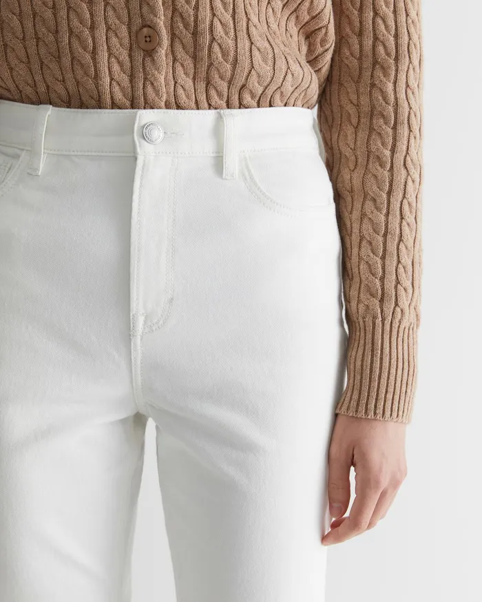 Sportscraft Holly Bootleg Jean White Women Pants