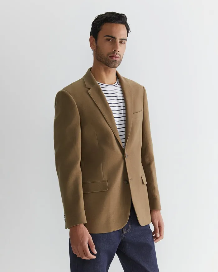 Sportscraft Italian Moleskin Blazer Musk Men Jackets and Blazers