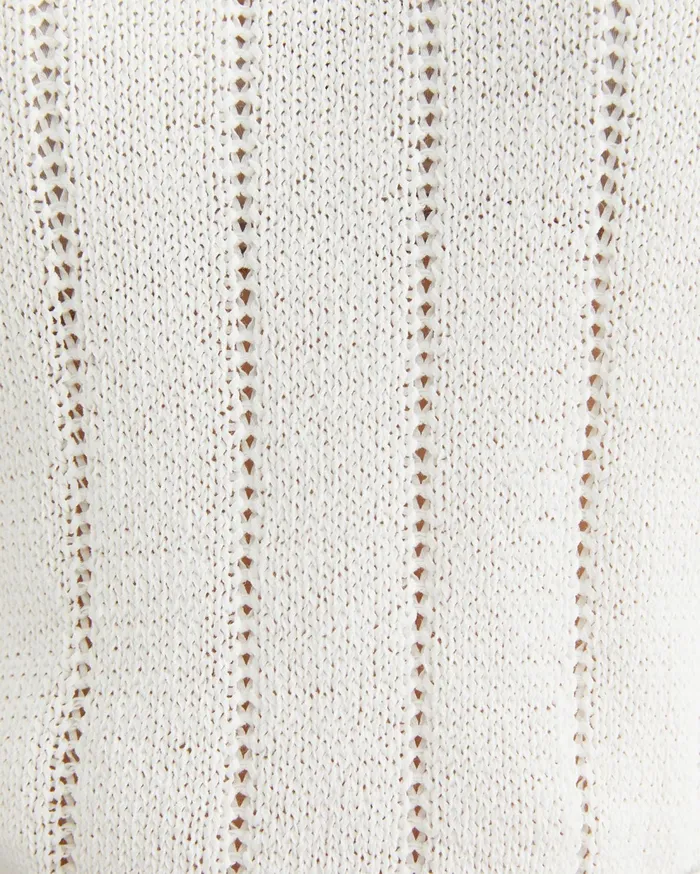 Sportscraft Josie Tape Yarn Flutter Top Milk Women Knits and Cardigans