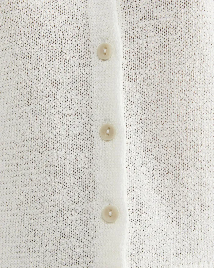Sportscraft Josie Tape Yarn Vest White Women Knits and Cardigans