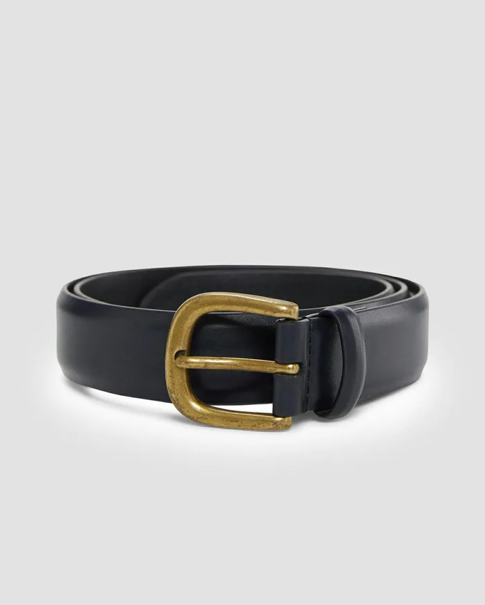 Sportscraft Lara Buckle Leather Belt Black Women Belts