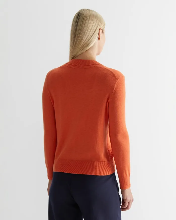 Sportscraft Laurina Vneck Sweater Apricot Women Knits and Cardigans