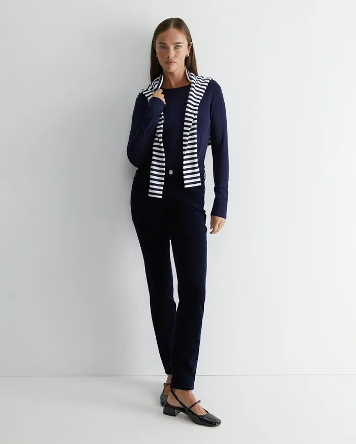 Sportscraft Magic Long Sleeve Tee Navy Women Tops and Tees