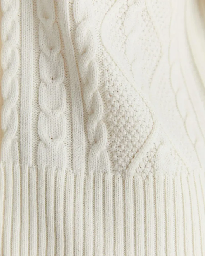 Sportscraft Merino Wool Cable Cardigan Winter White Women Knits and Cardigans