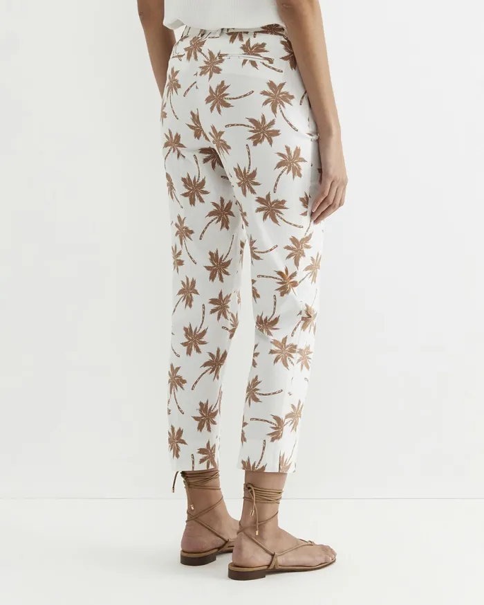 Sportscraft Palm Venus Capri Tanwhite Women Pants