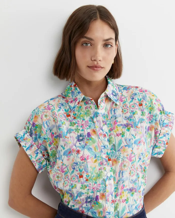 Sportscraft Proposal Short Sleeve Liberty Shirt Multi Women Shirts
