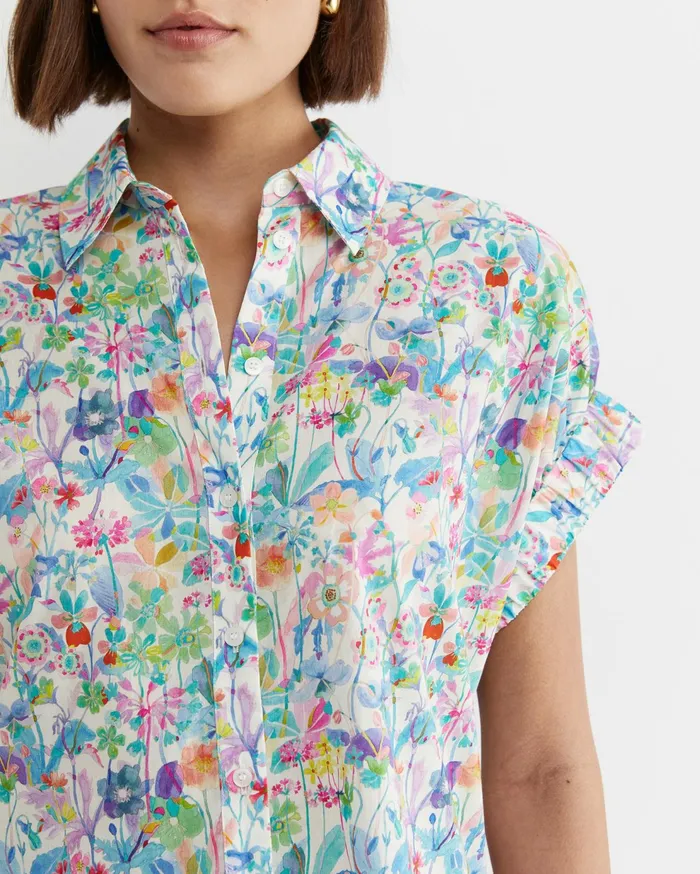 Sportscraft Proposal Short Sleeve Liberty Shirt Multi Women Shirts