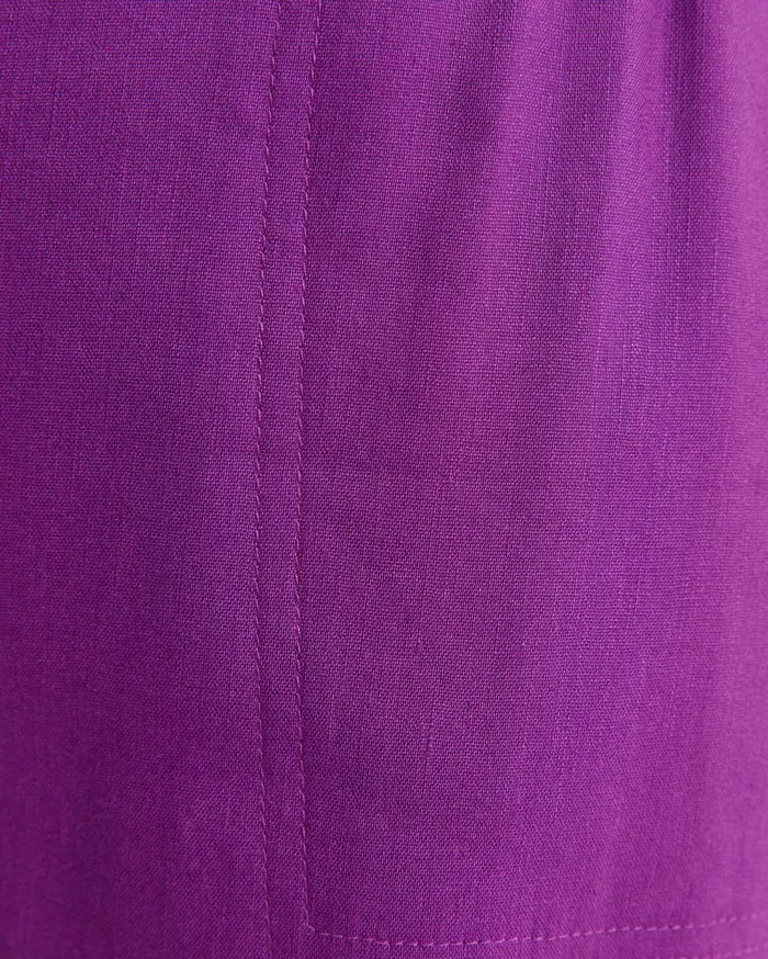 Sportscraft Rosa Crop Linen Pant Hydrangea Women Pants