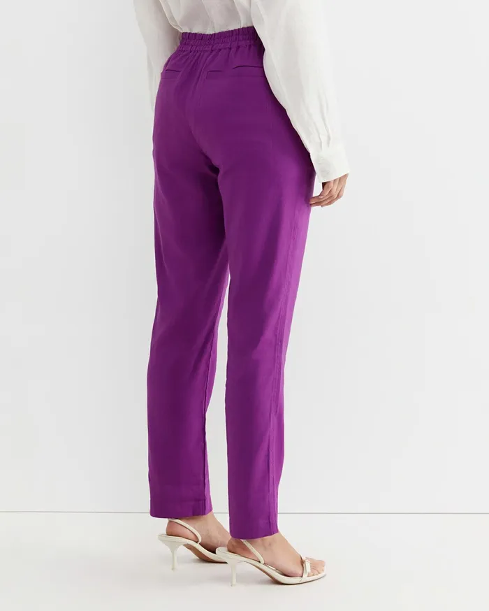 Sportscraft Rosa Linen Pant Hydrangea Women Pants
