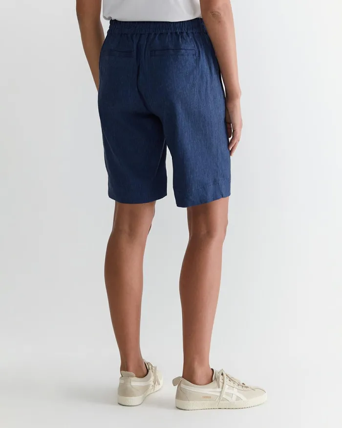 Sportscraft Rosa Linen Short Indigo Women Shorts