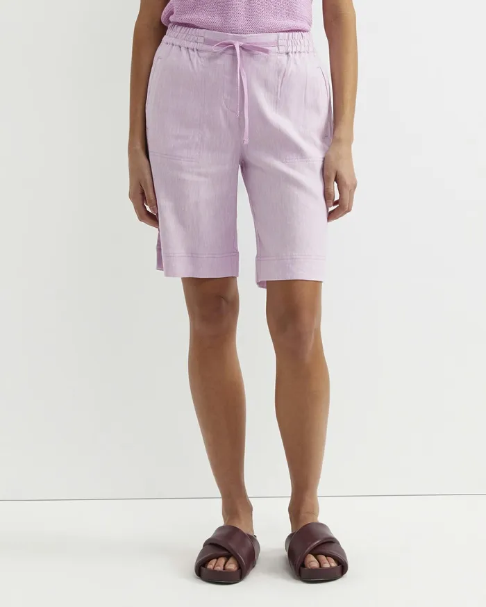 Sportscraft Rosa Linen Short Orchid Women Shorts
