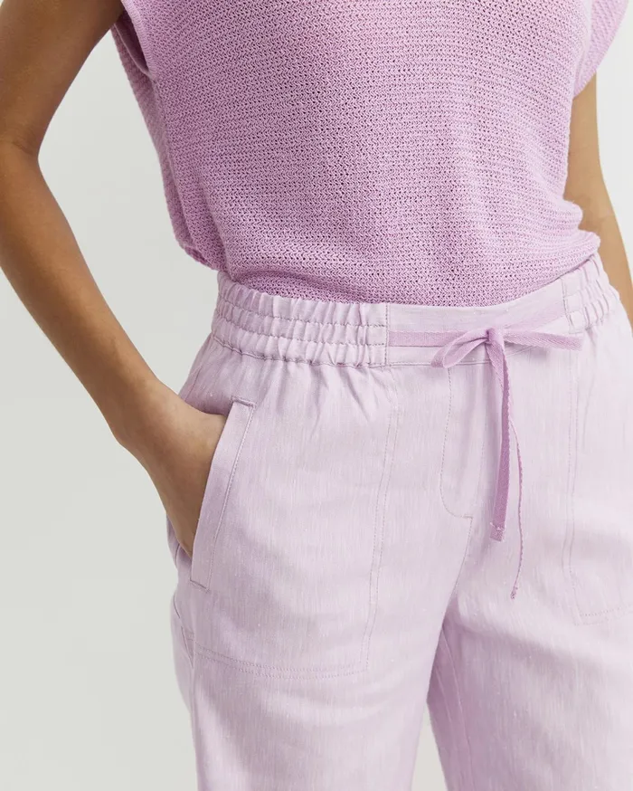 Sportscraft Rosa Linen Short Orchid Women Shorts