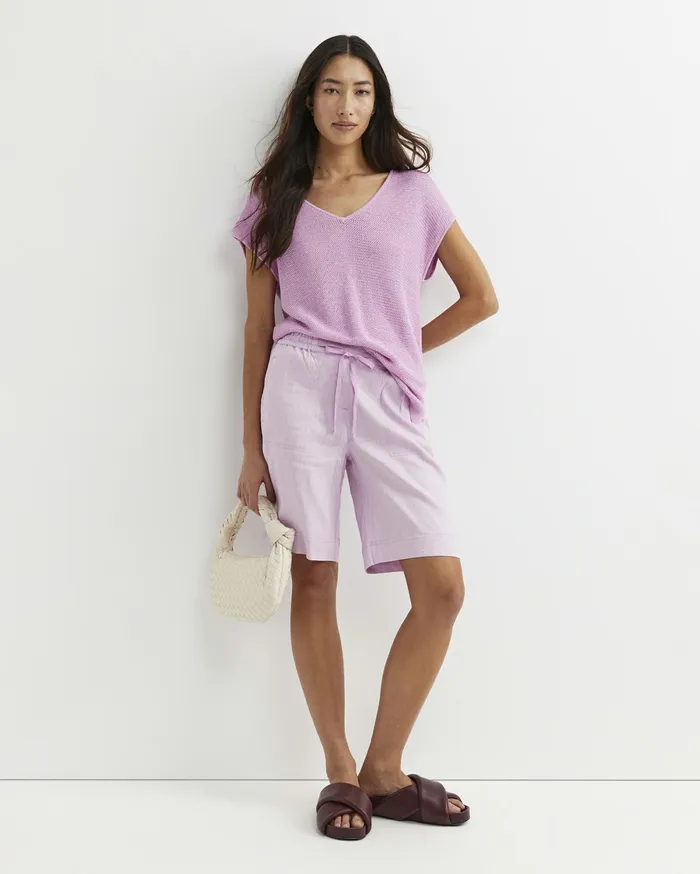 Sportscraft Rosa Linen Short Orchid Women Shorts
