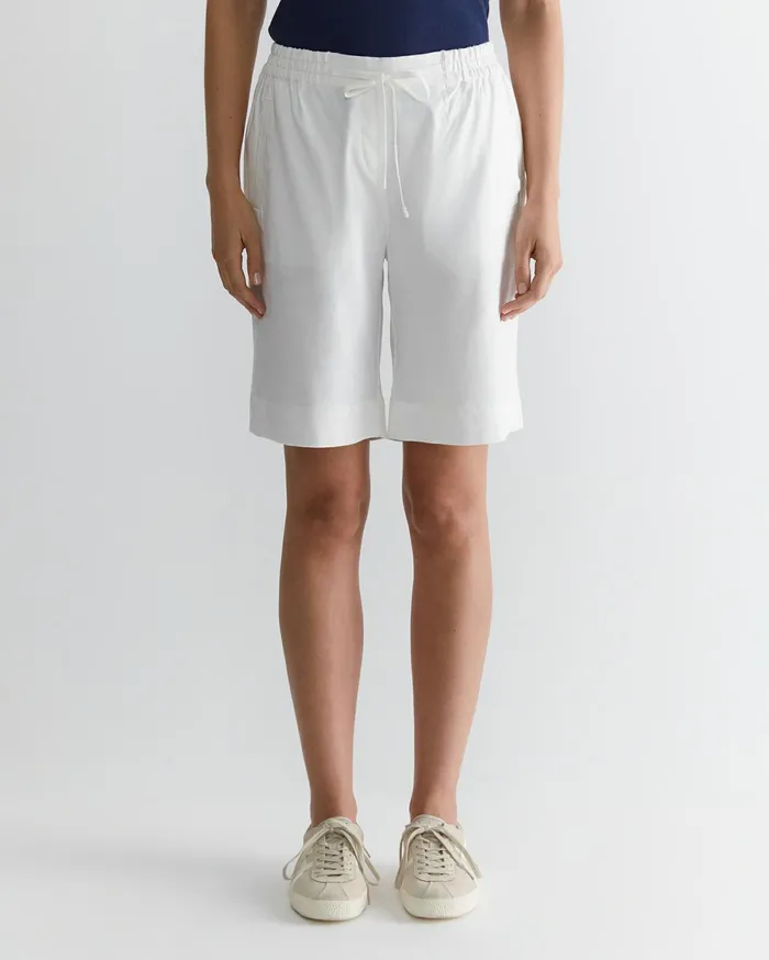 Sportscraft Rosa Linen Short White Women Shorts