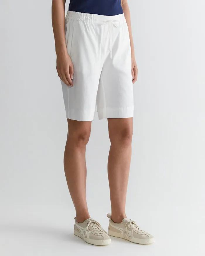 Sportscraft Rosa Linen Short White Women Shorts