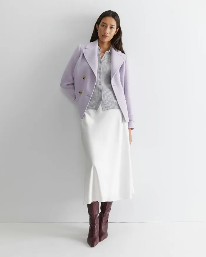 Sportscraft Wool Silk Knit Shirt Grey Marle Women Shirts