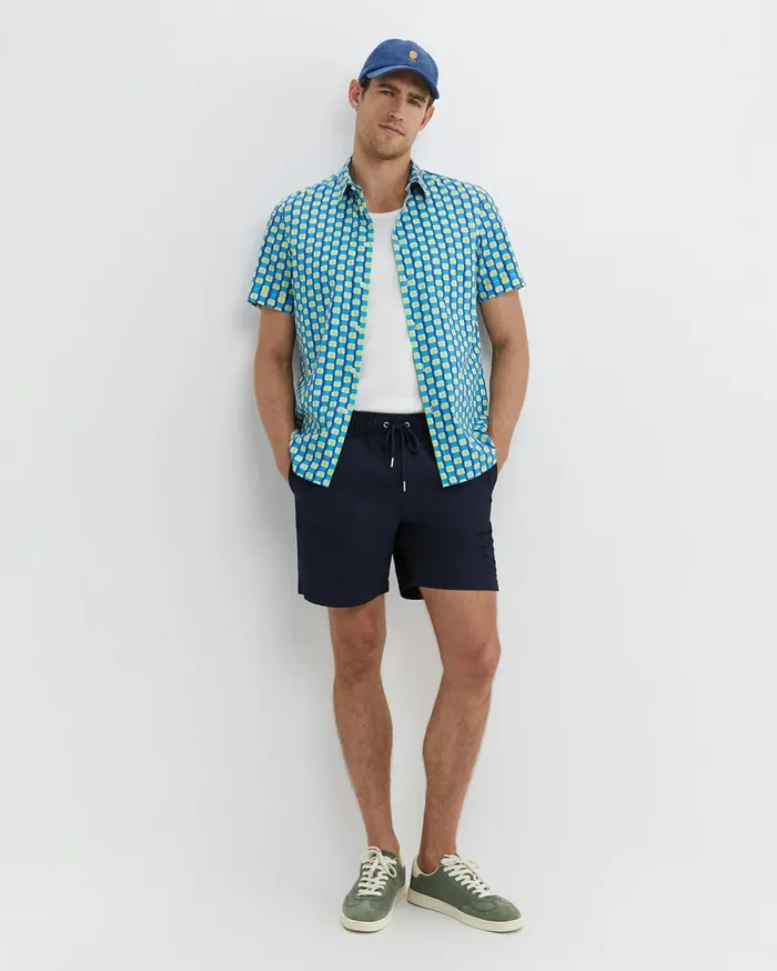 Sportscraft Wyn Short Sleeve Liberty Shirt Multi Men Shirts