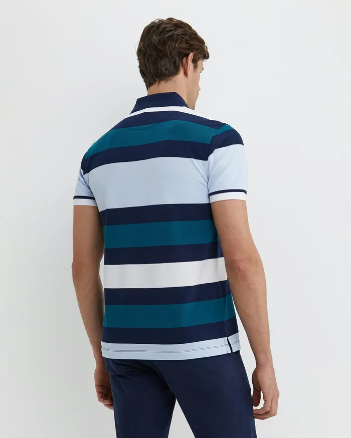 Sportscraft Yarra Polo Blue Multi Men TShirts and Polos
