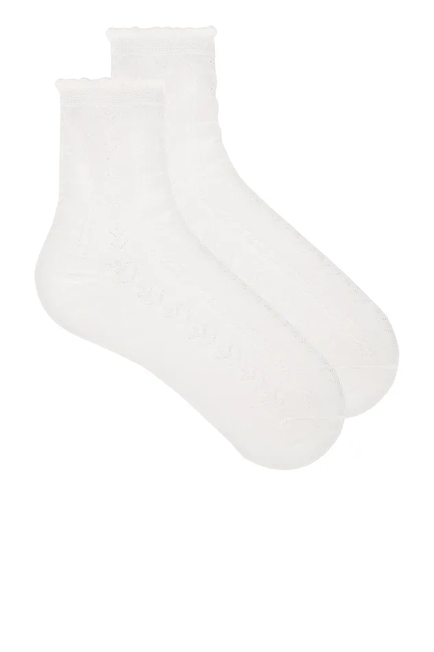 Stacey Socks White Women Lovers and Friends Other Accessories