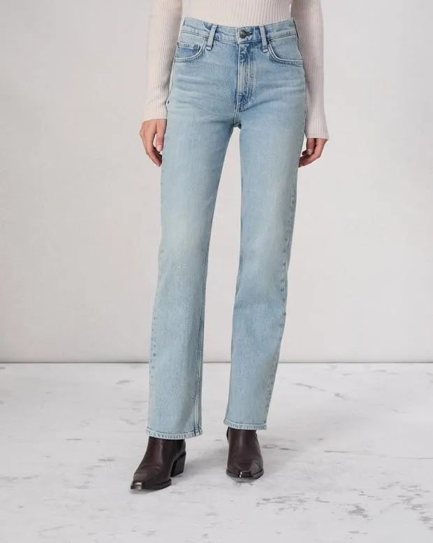 Straight and SlimJeans rag and bone Women Harlow Full Length Straight Jean Bloomfield